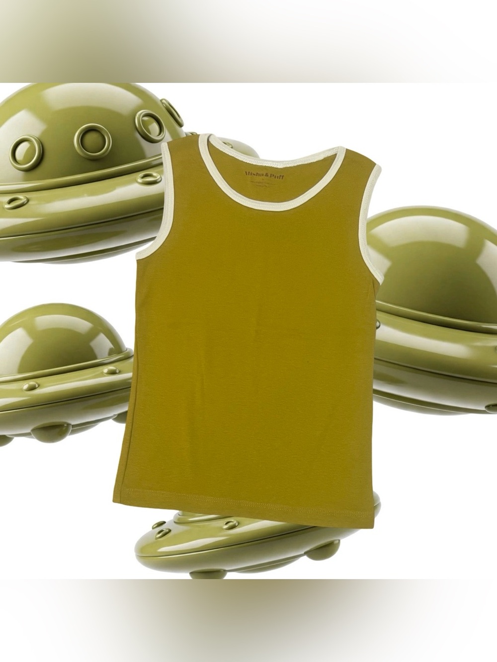 Misha & Puff Tank
Great condition 
5 years 
Pea Soup
Retail $59